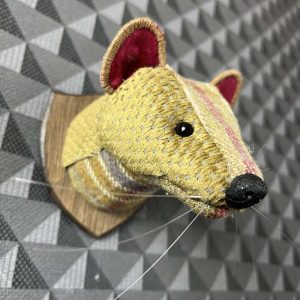 Textile Animal Head Wall Decor