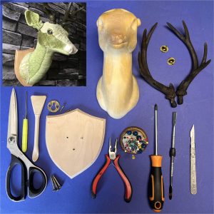 deer faux taxidermy workshop